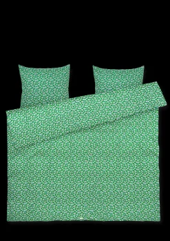 Outlet JUNA Pleasantly Sengetøj 200x220 cm grøn DK | Køb her