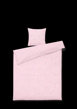 Online JUNA Sengetøj 140x220 cm i rosa fra serien Daisy | Køb her