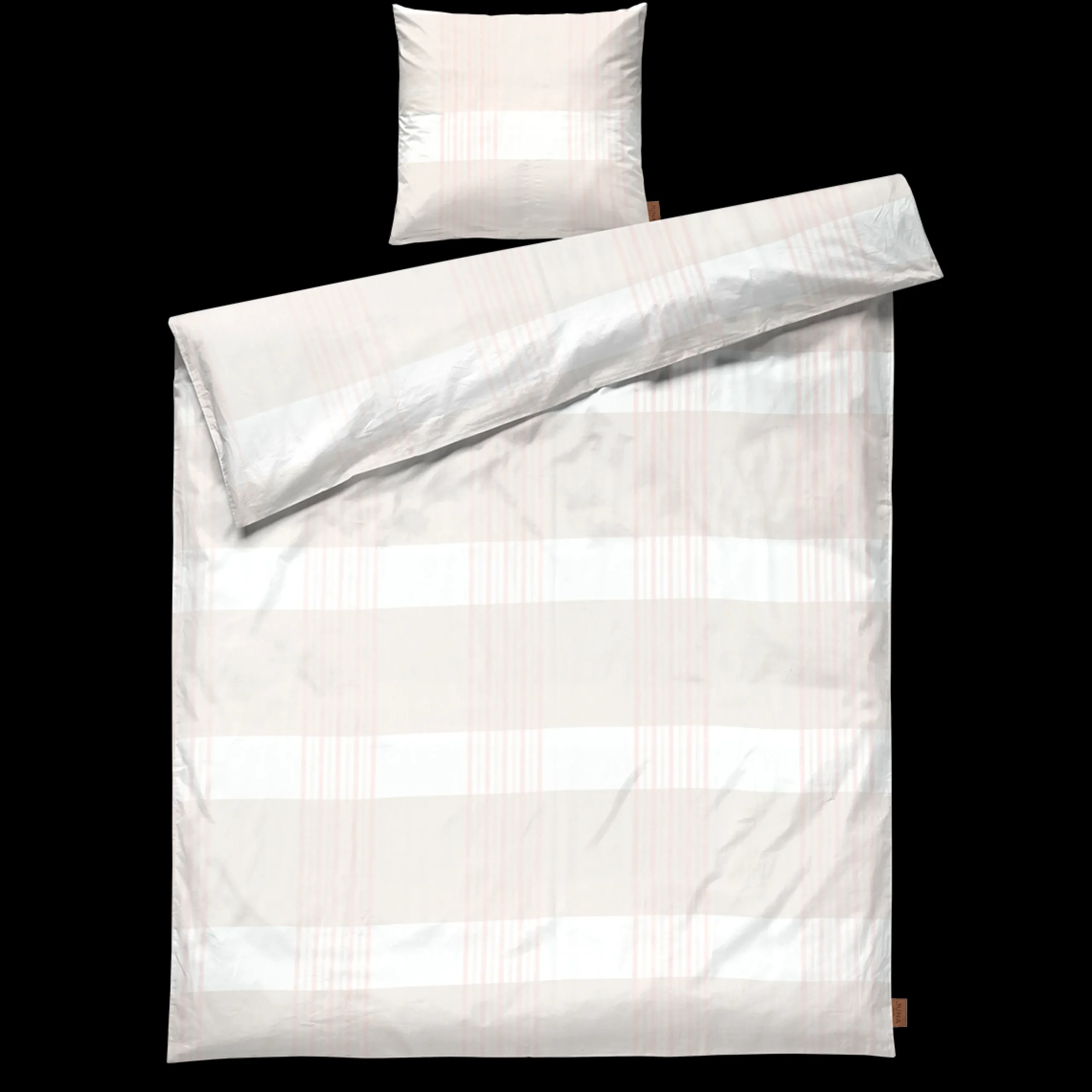 Discount JUNA Sengetøj 150x210 cm i rosa fra serien Road | Køb her