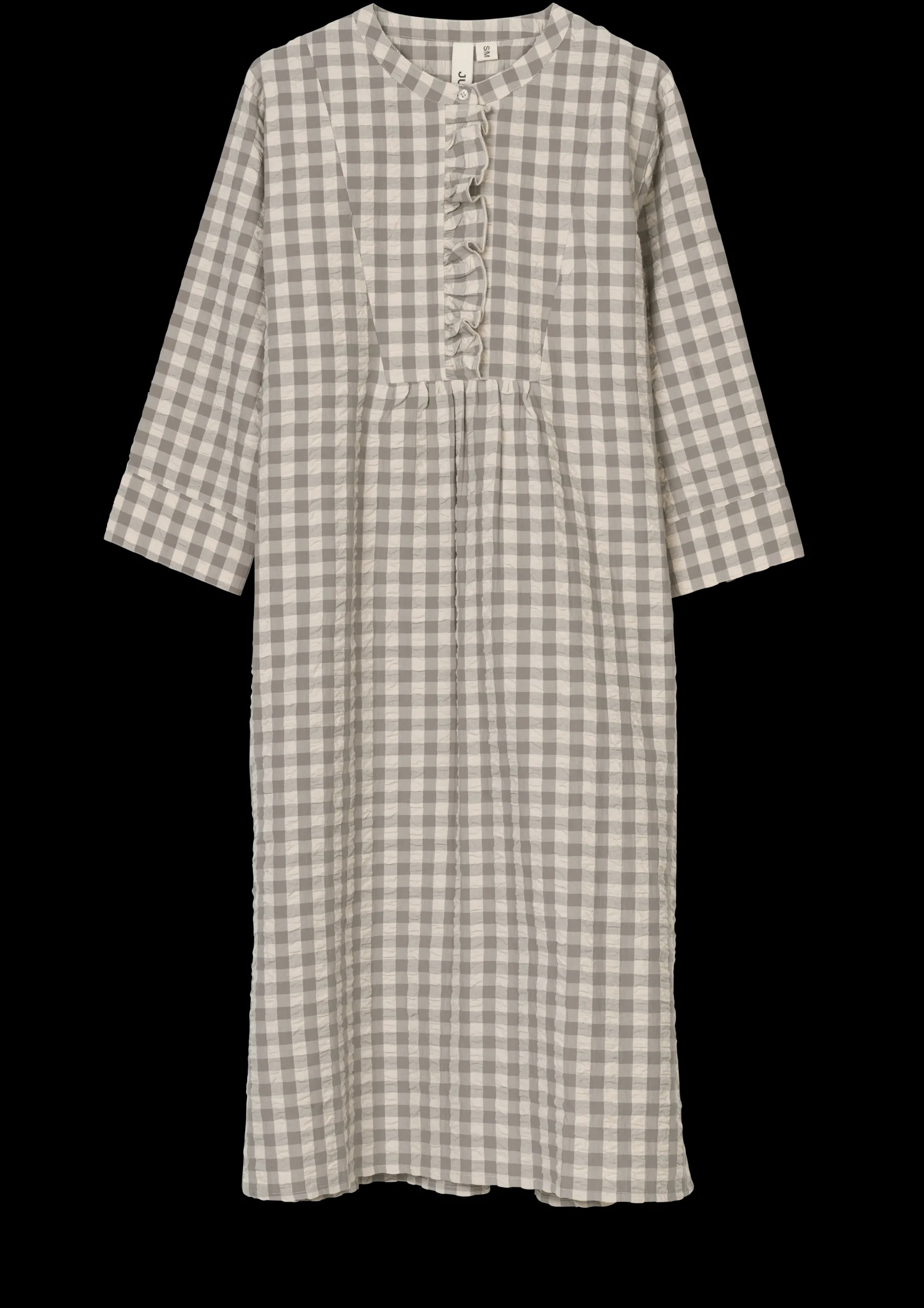 JUNA Sonja dress XS i grå fra serien Bæk&Bølge | Køb her