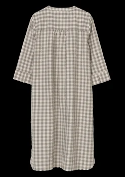 JUNA Sonja dress XS i grå fra serien Bæk&Bølge | Køb her