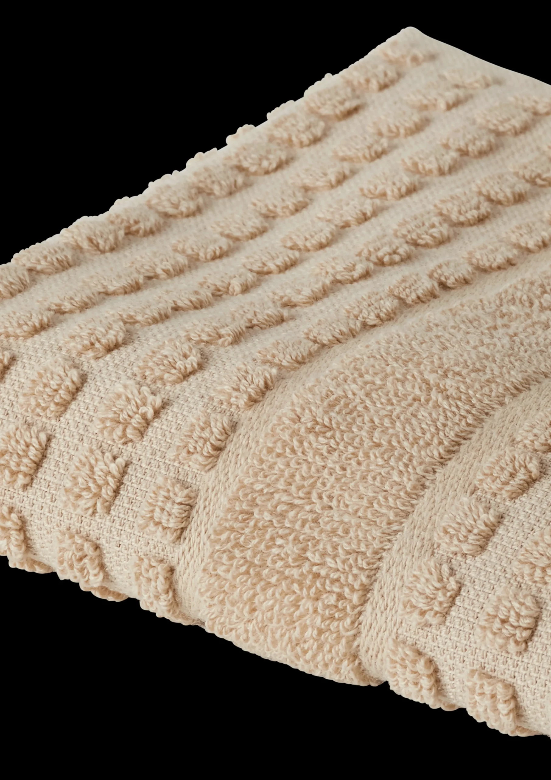 New JUNA Vaskeklud 30x30 cm i sand fra serien Check | Køb her