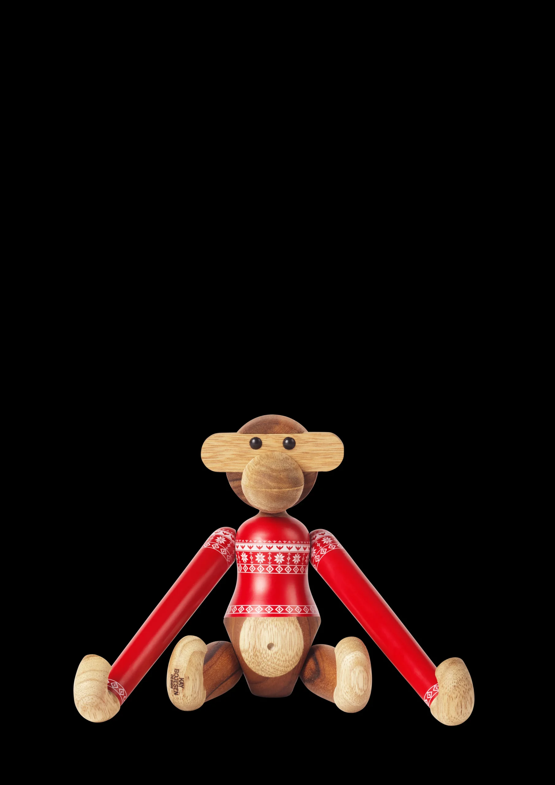Kay Bojesen Abe Julesweater 2024 lille teak/limba | Køb nu