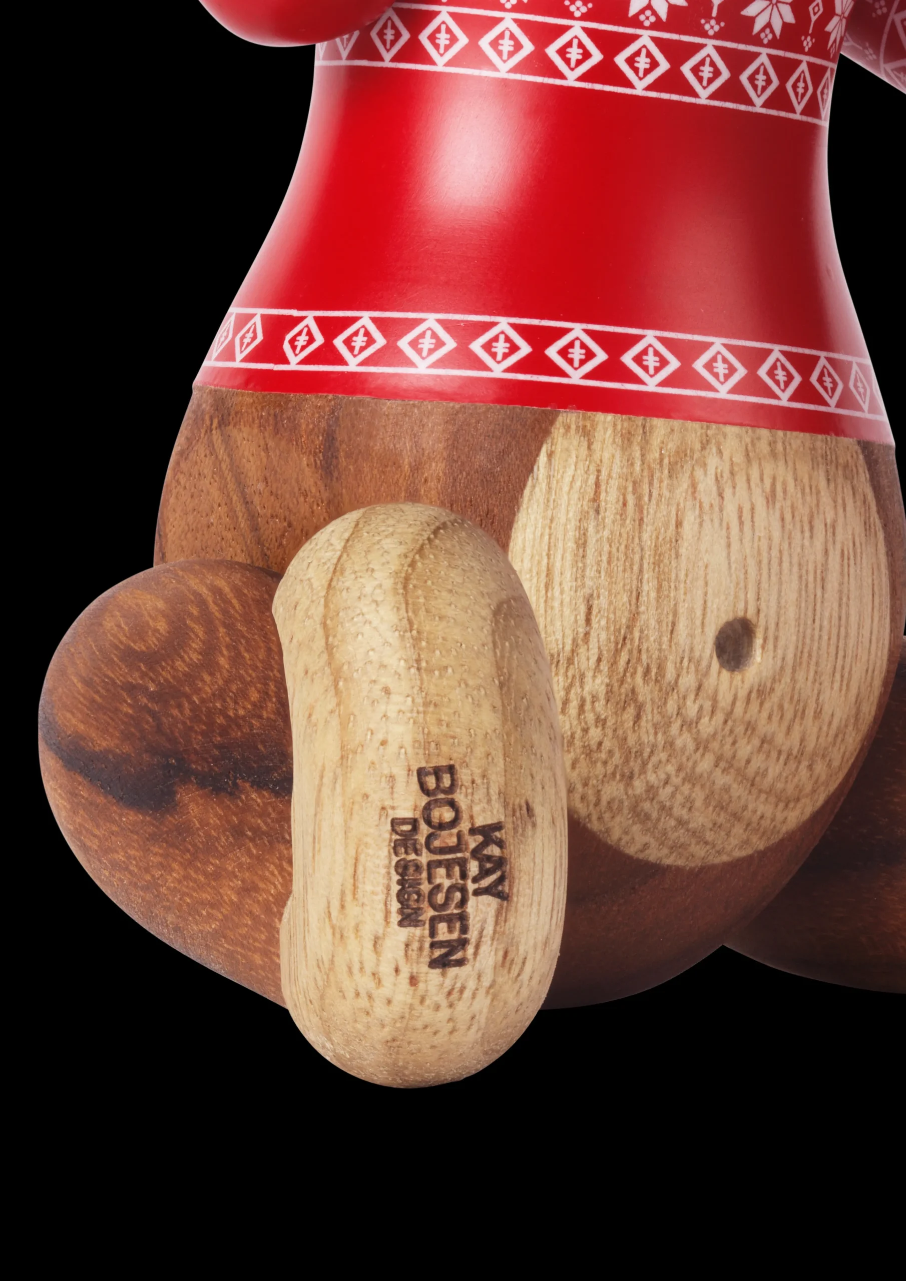 Kay Bojesen Abe Julesweater 2024 lille teak/limba | Køb nu
