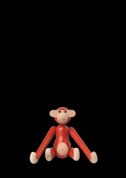 New Kay Bojesen Abe mini i rød fra serien Monkey | Køb her