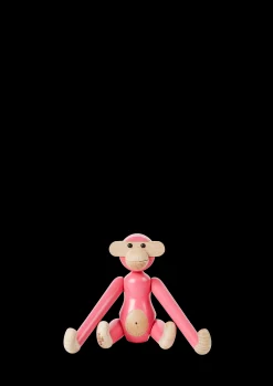 Discount Kay Bojesen Abe mini i rosa fra serien Monkey | Køb her