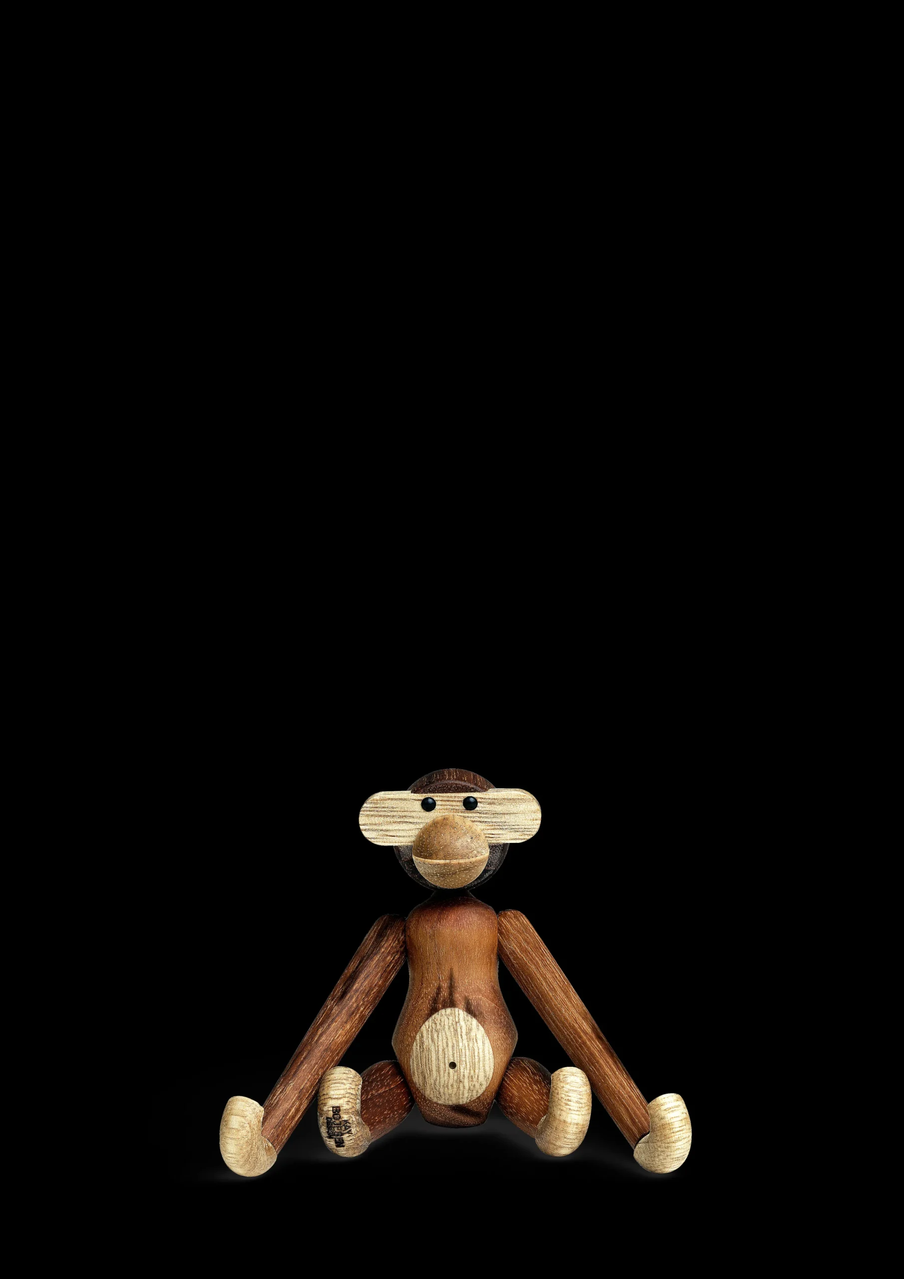 Outlet Kay Bojesen Abe mini i træ fra serien Monkey | Køb her