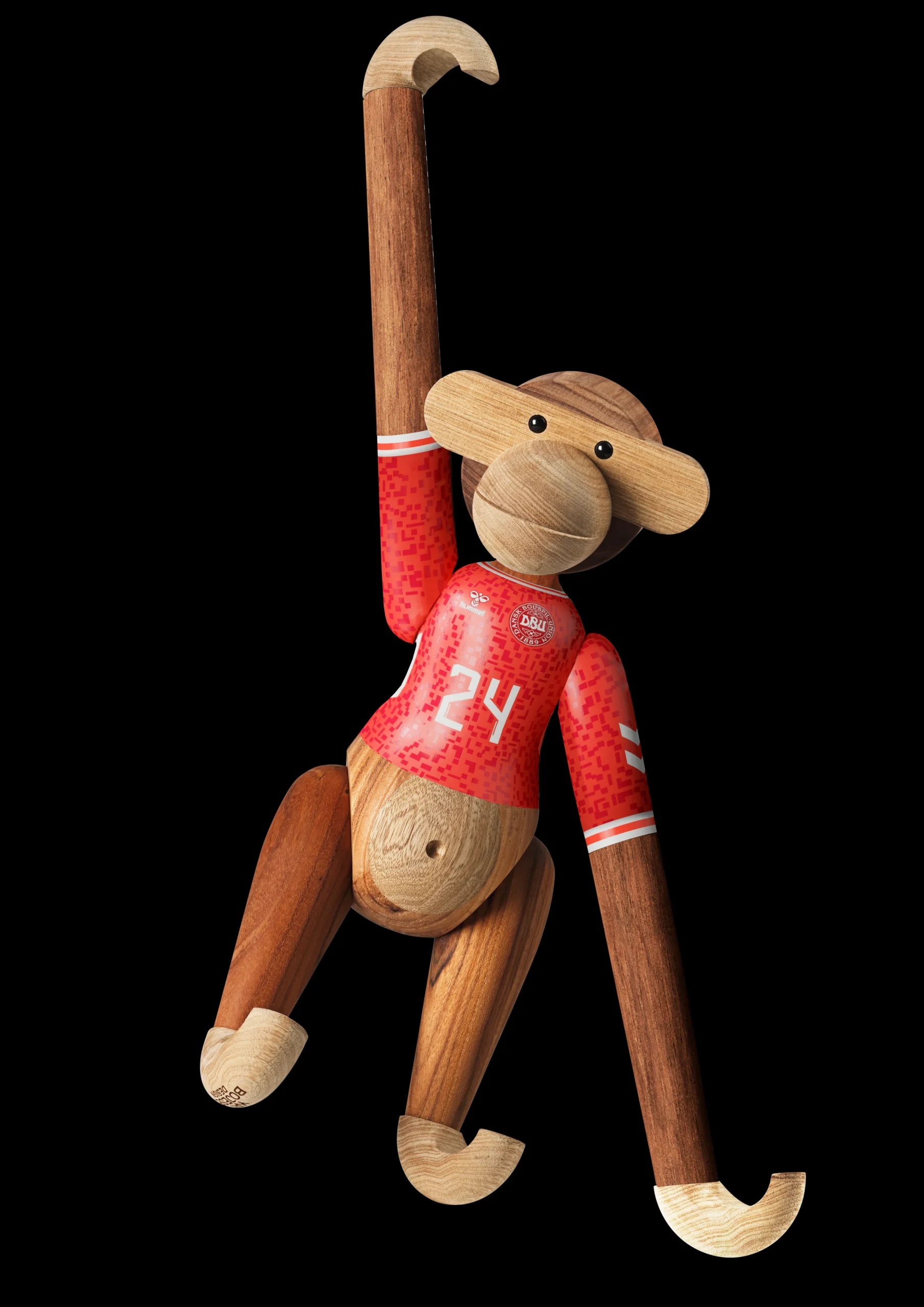 Discount Kay Bojesen Abe x DBU Herre 2024 stor teak/limba - Køb her