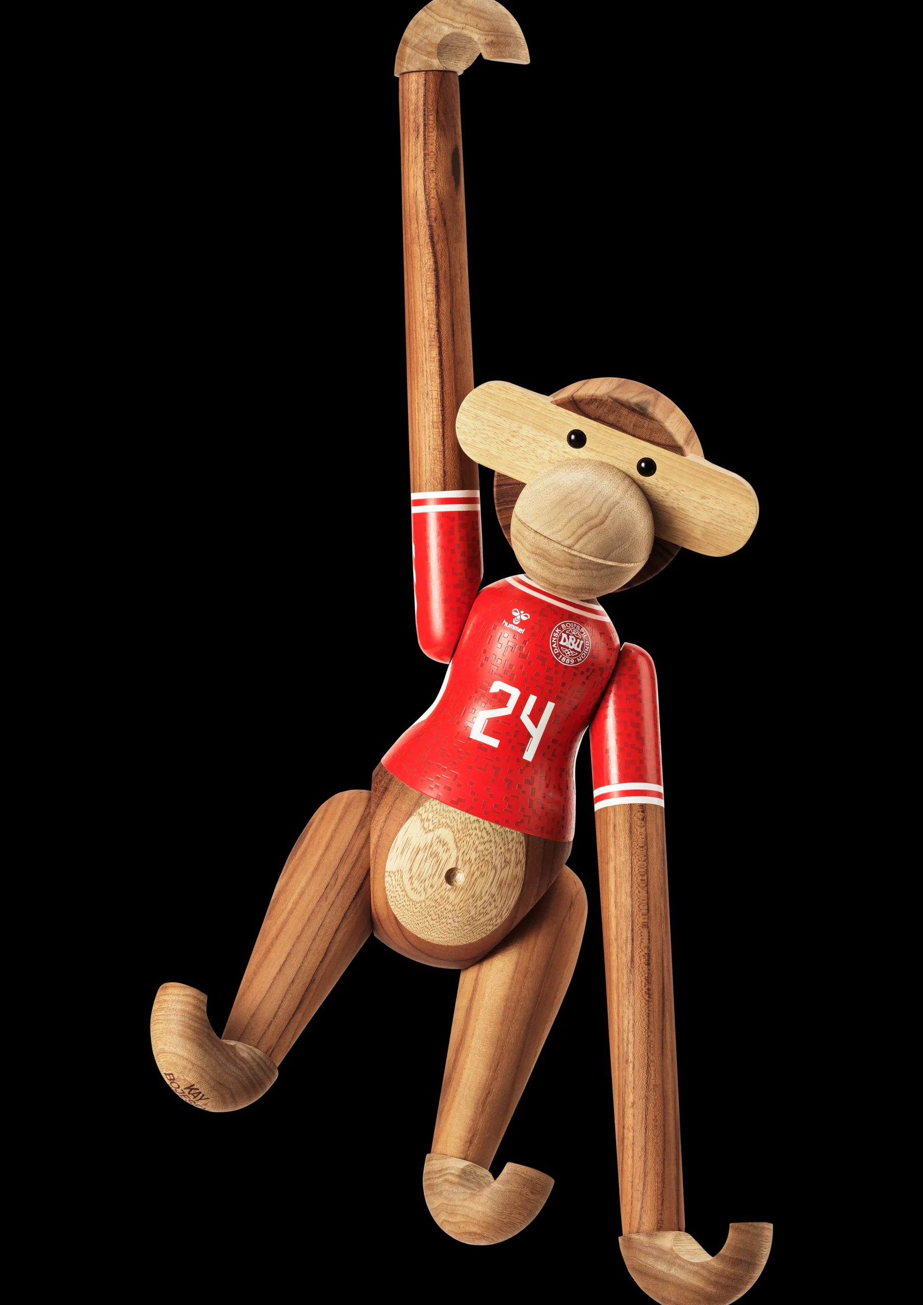 Discount Kay Bojesen Abe x DBU Herre 2024 stor teak/limba - Køb her