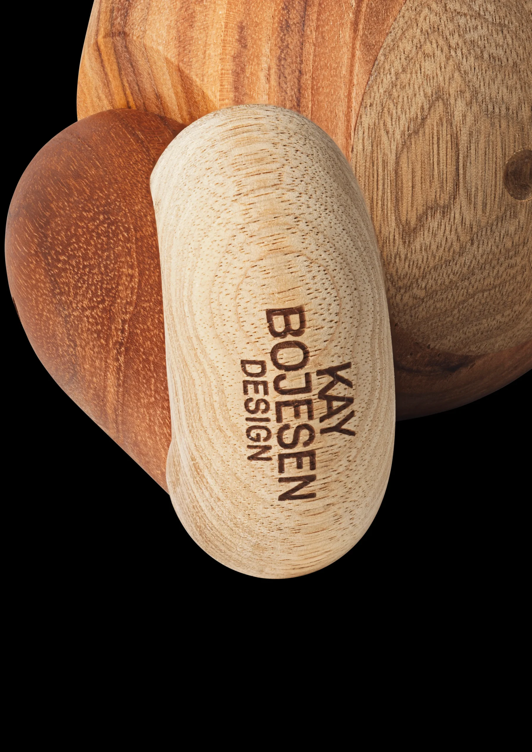 Clearance Kay Bojesen Abe x DBU Kvinde 2024 stor teak/limba - Køb her