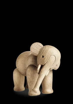 Clearance Kay Bojesen Elefant lille i træ fra serien Other animals