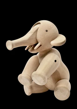 Best Kay Bojesen Elefant XXL i træ fra serien Masterpieces