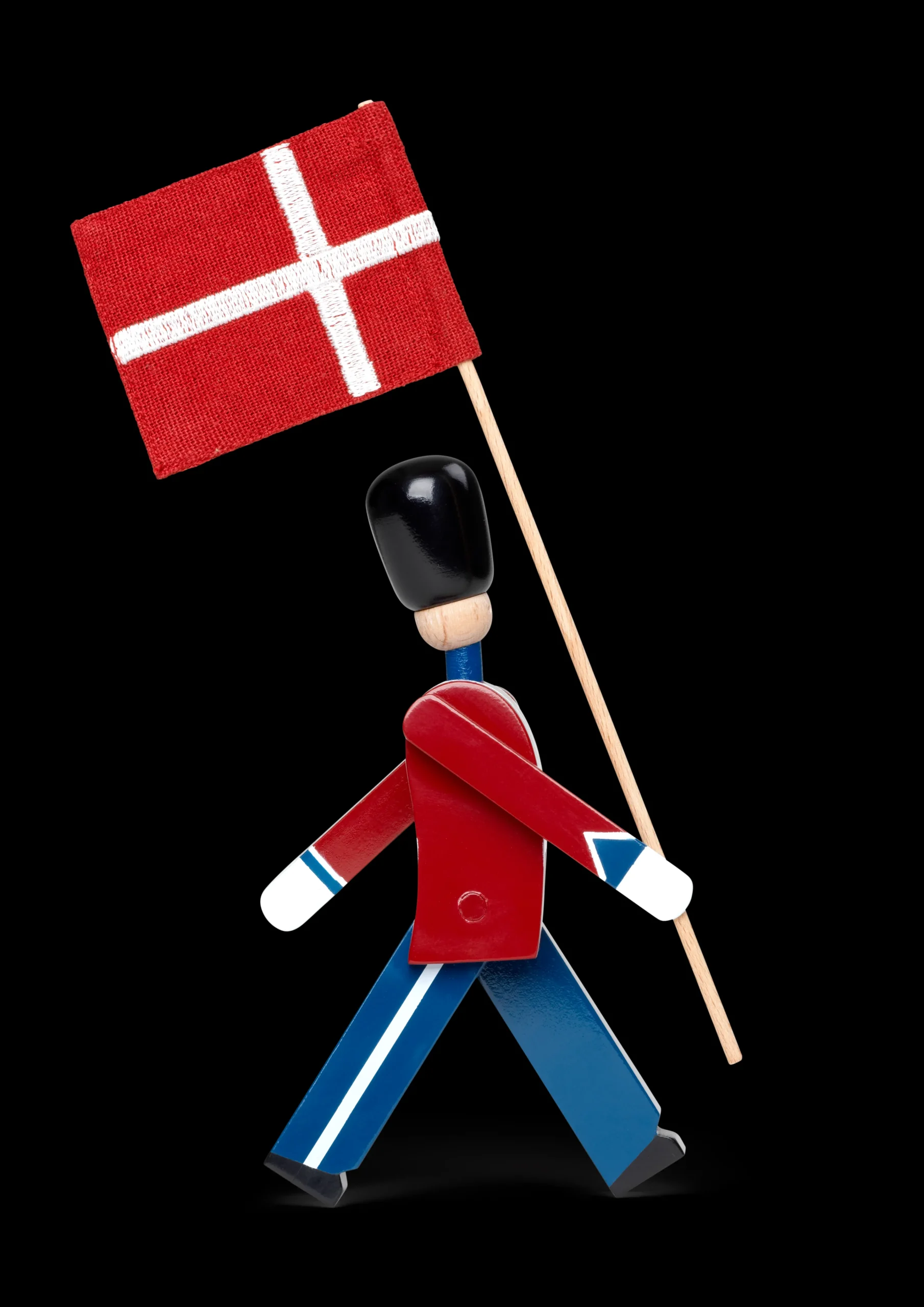 Clearance Kay Bojesen Fanebærer mini i rød fra serien Figurines