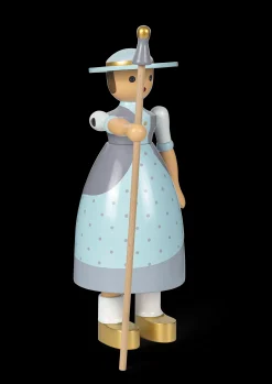 Clearance Kay Bojesen Hyrdinde H20 i blå fra serien Figurines