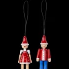Discount Kay Bojesen Julepynt Jule Ole & Jule Lise rød/blå/hvid