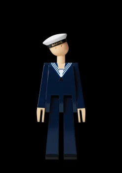 Outlet Kay Bojesen Marine H20.5 cm i blå fra serien Figurines
