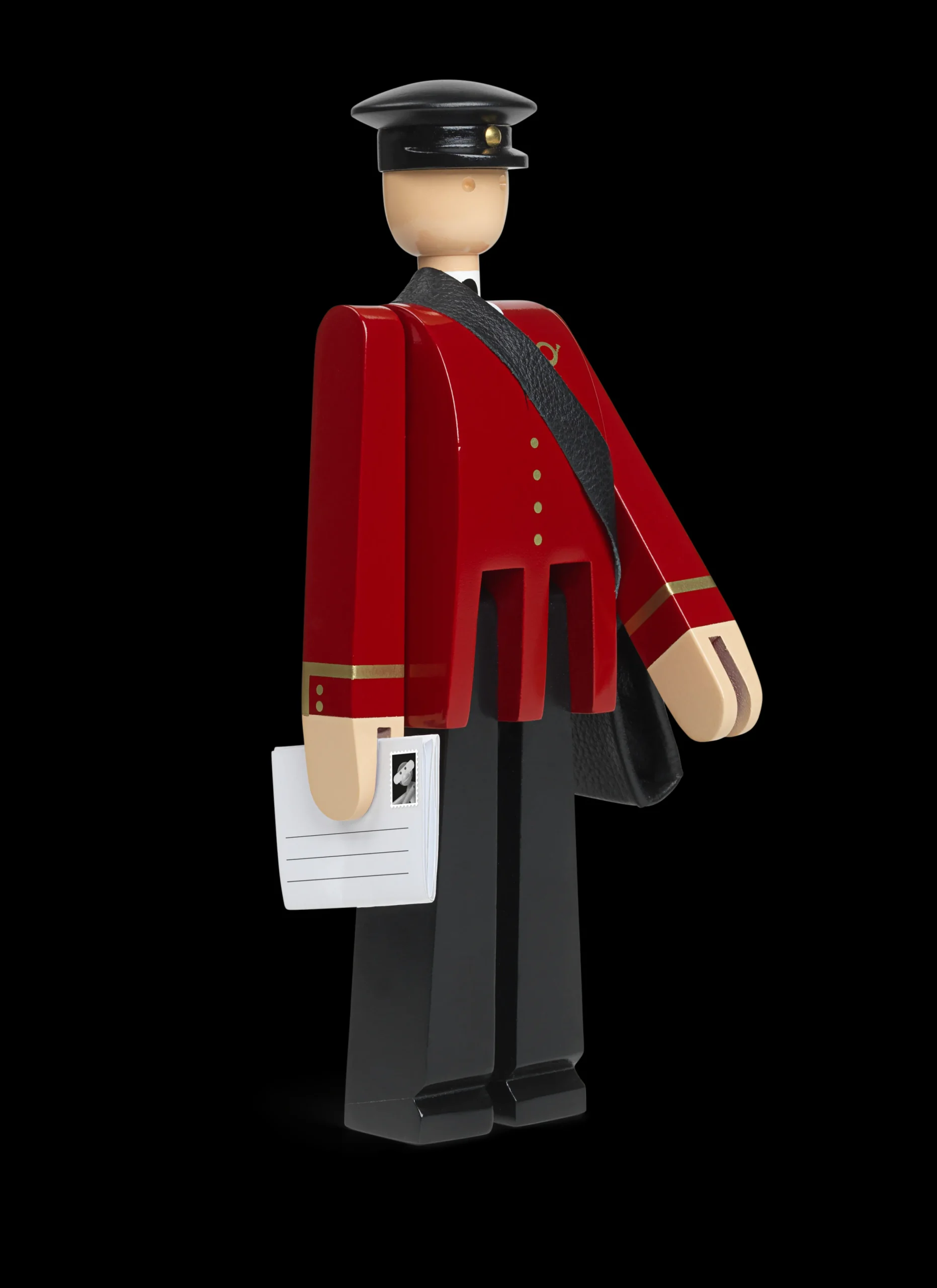 Outlet Kay Bojesen Postmand H20 cm i sort fra serien Figurines