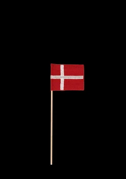 Online Kay Bojesen Reservedel Tekstilflag til mini garder rød/hvid