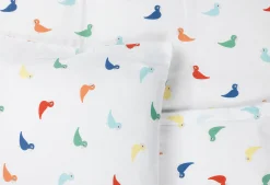 Outlet Kay Bojesen Sengetøj Sangfugl baby 70x100cm DK i multi