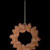 Best Kähler Gingerbread Julekrans Ø18.5 cm brun | Køb nu