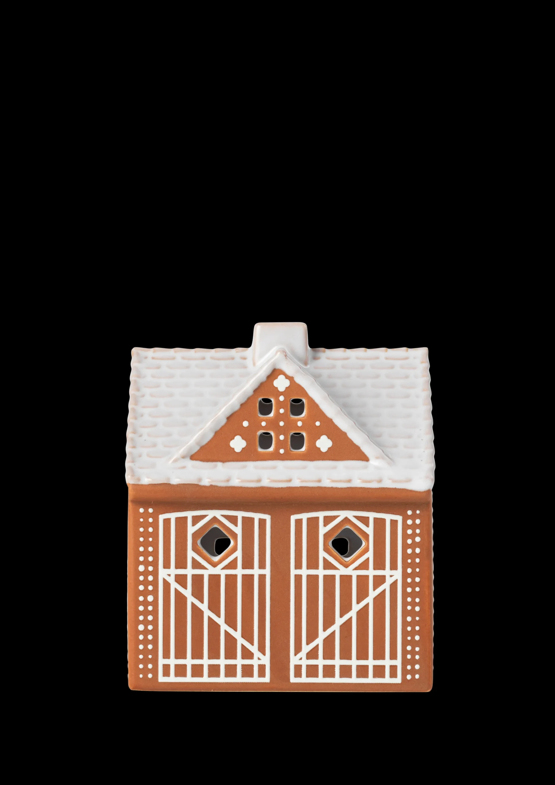 Hot Kähler Gingerbread Lyshus Julestald H11.5 brun | Køb nu