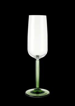 Best Kähler Hammershøi Champagneglas 24 cl grøn 2 stk. | Køb her