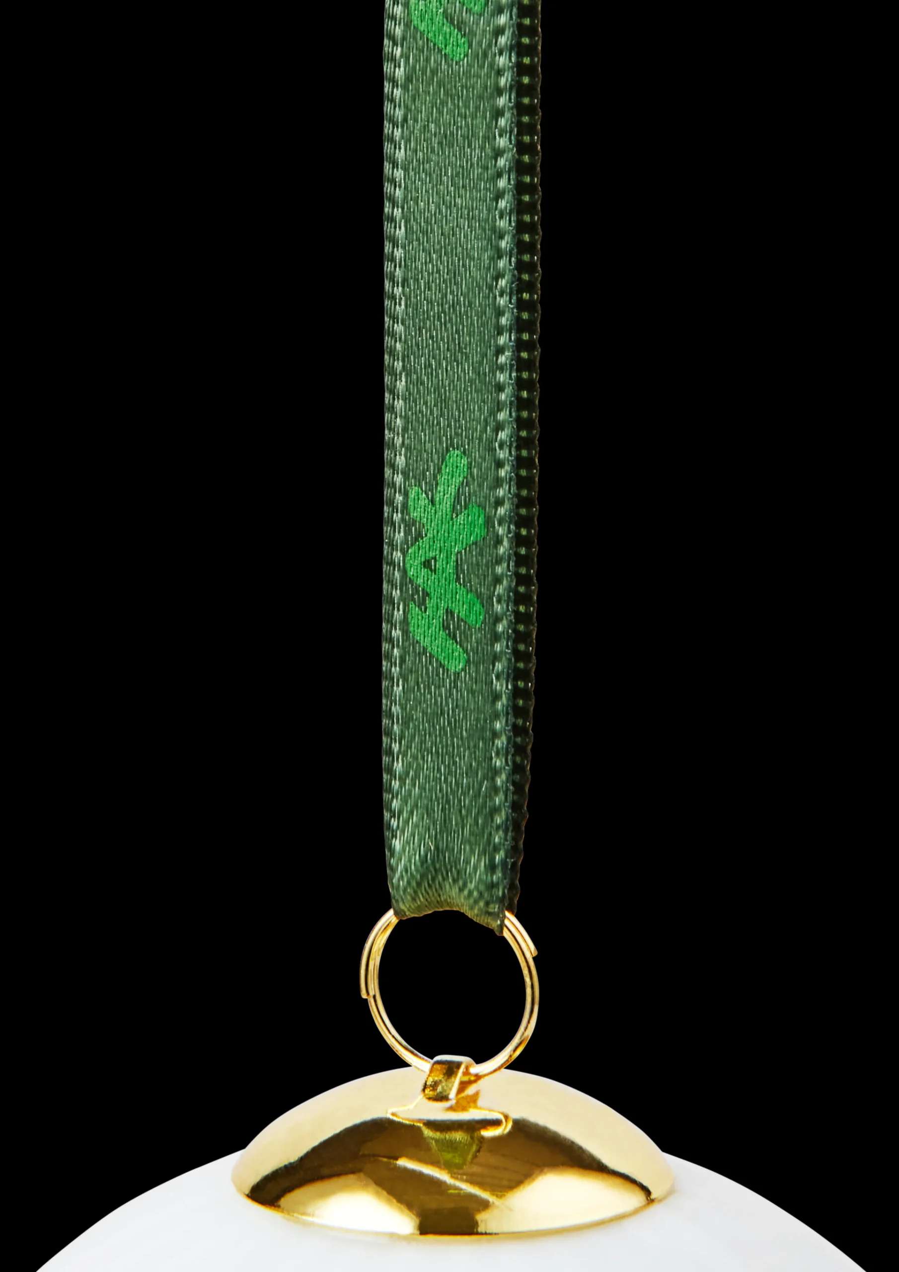 New Kähler Hammershøi Christmas Kugle 2023 Ø6 cm hvid m. deko