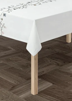 Sale Kähler Hammershøi Christmas Dug 150x270 cm hvid m. deko