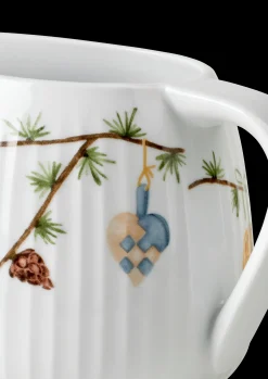 Discount Kähler Hammershøi Christmas Saucekande 66 cl hvid m. deko