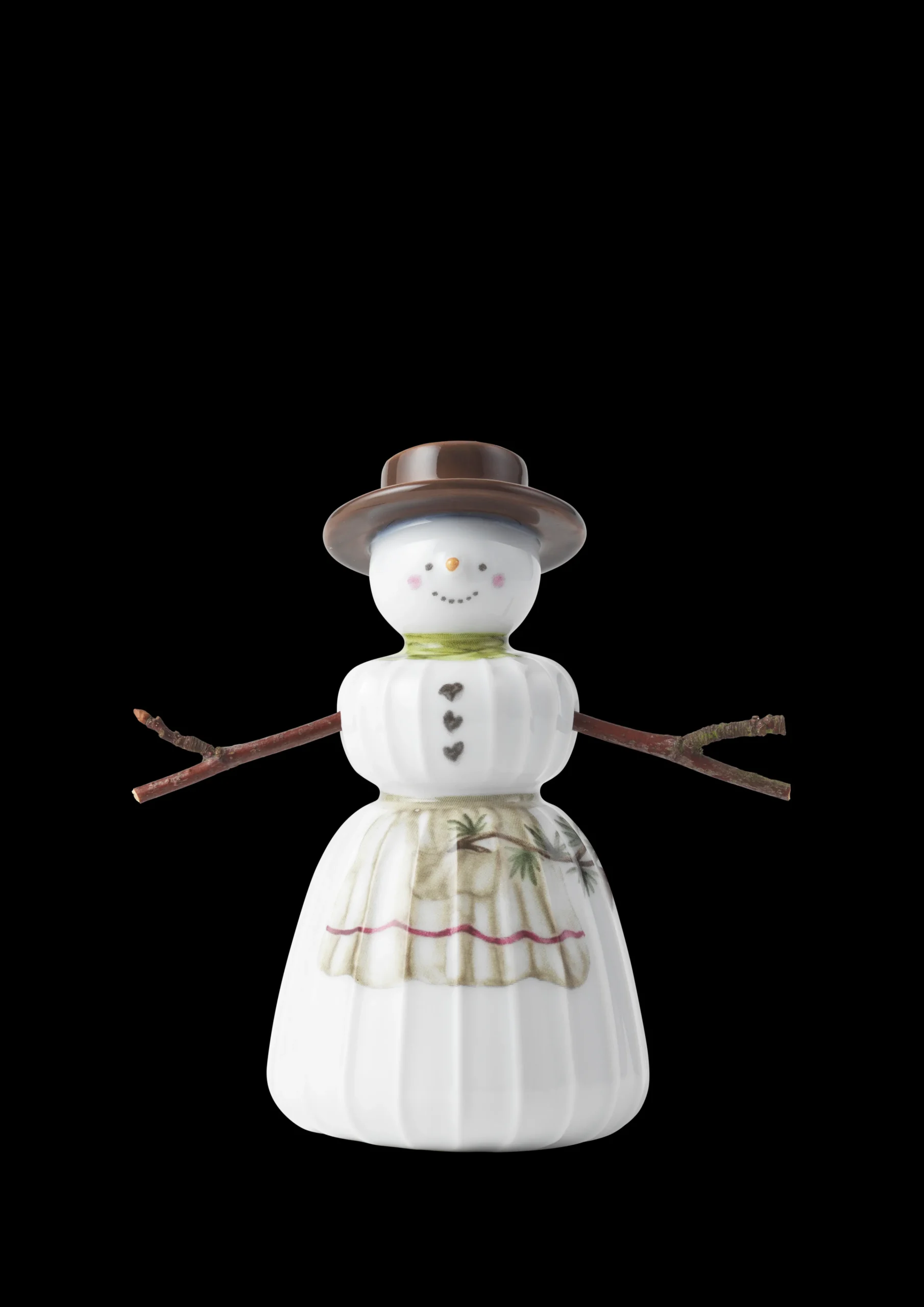 Clearance Kähler Hammershøi Christmas Snekone H11 hvid m. deko