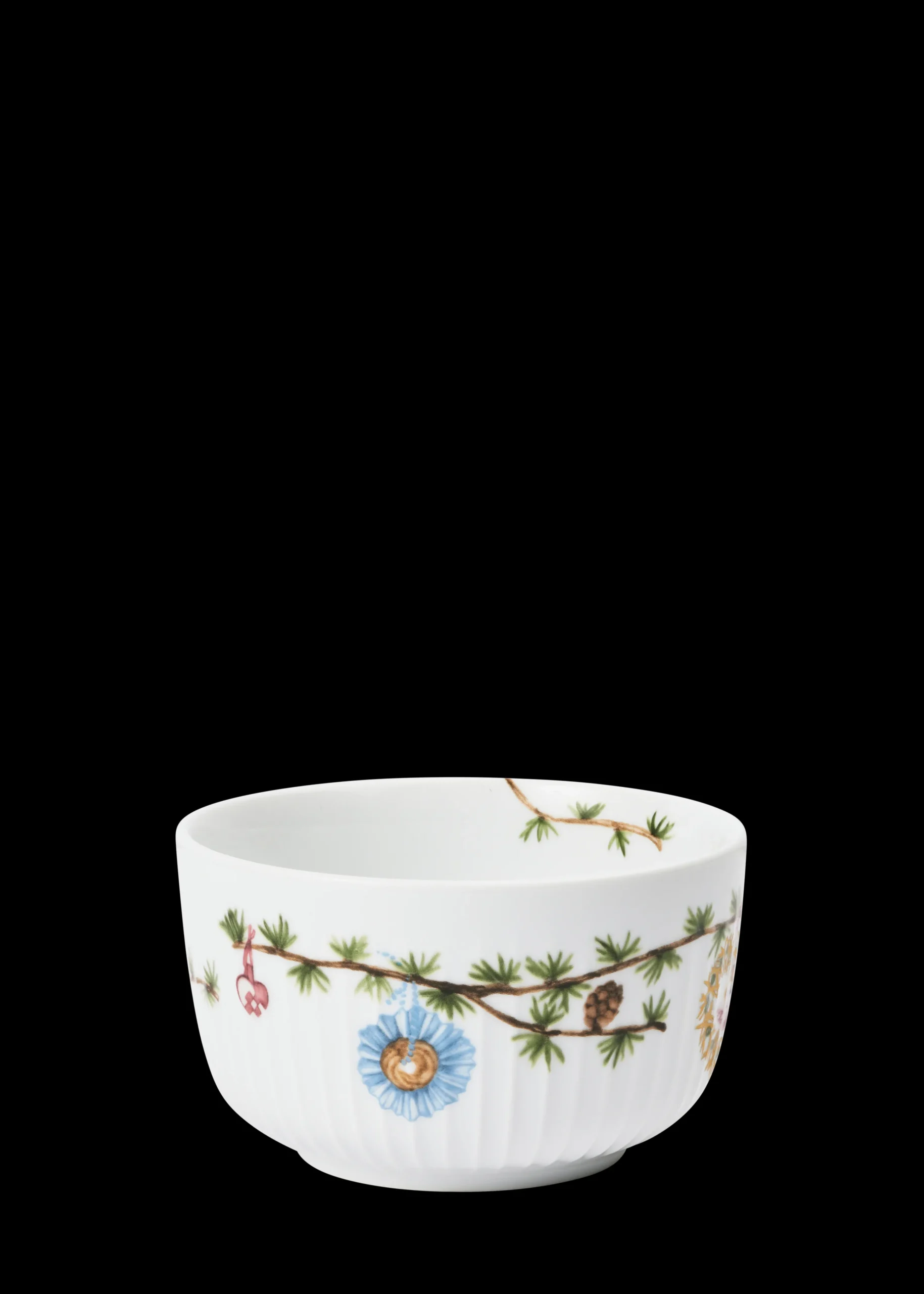 Online Kähler Hammershøi Christmas Skål 2024 Ø12 cm hvid m. deko