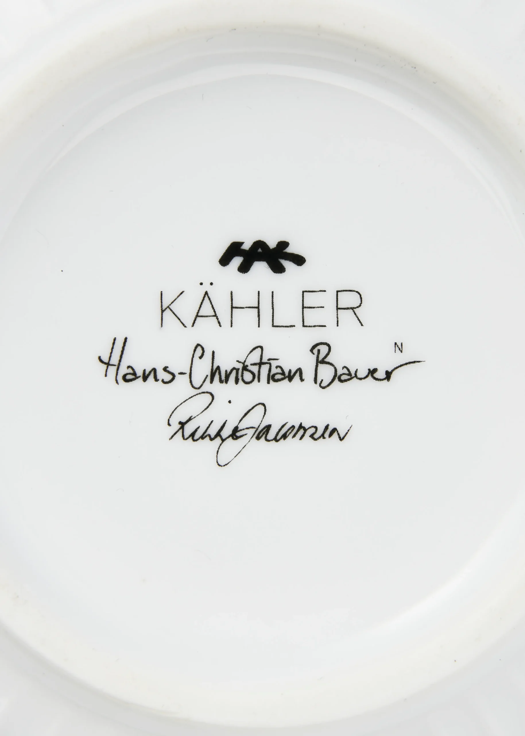 Online Kähler Hammershøi Christmas Skål 2024 Ø12 cm hvid m. deko