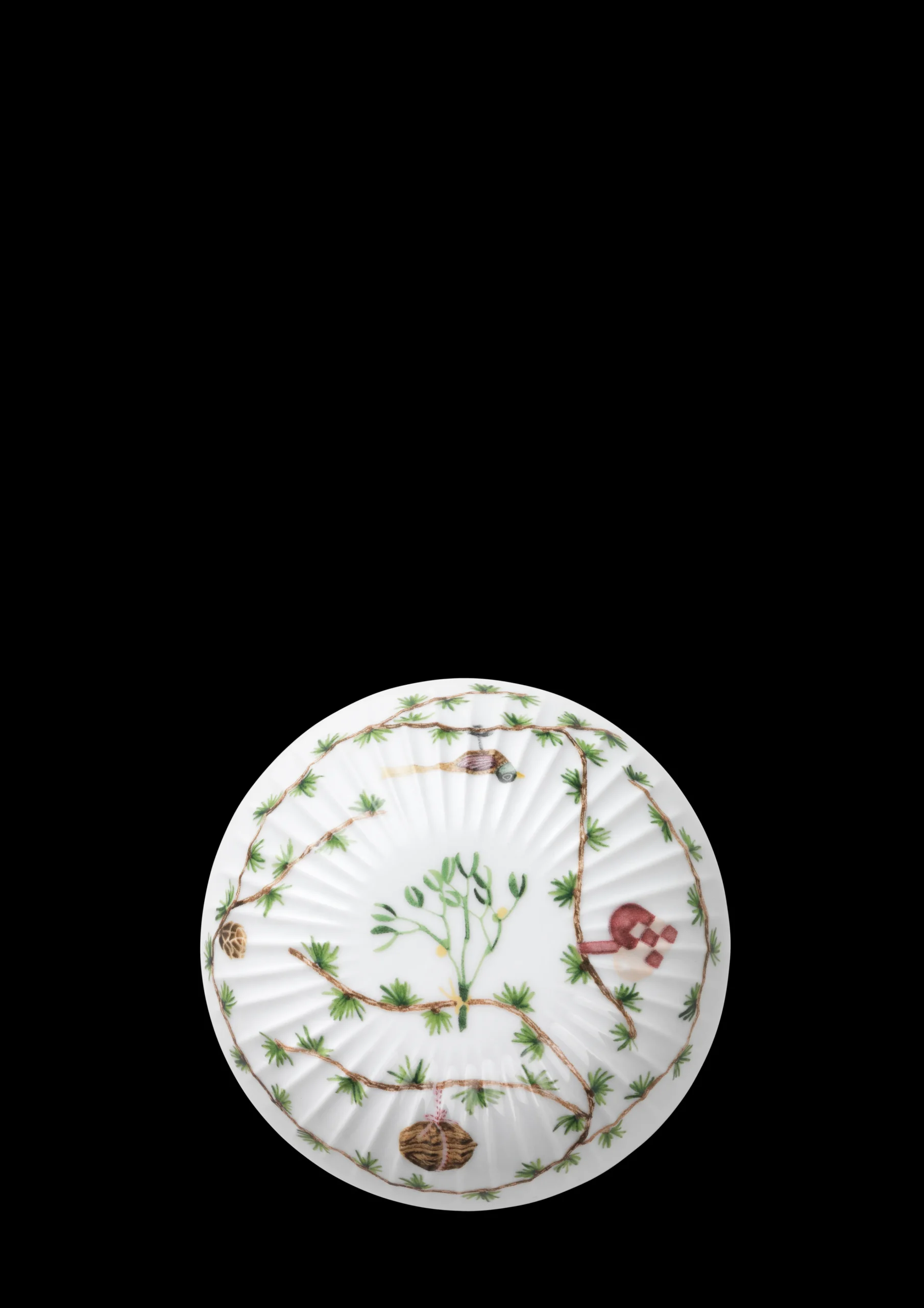 Best Kähler Hammershøi Christmas Bonbonniere Ø12 cm hvid m. deko
