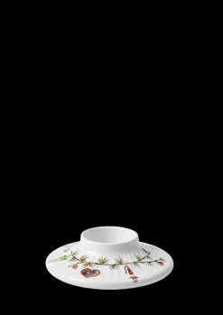 Outlet Kähler Hammershøi Christmas Bloklysestage Ø13 cm hvid m deko