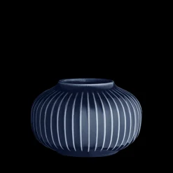 New Kähler Hammershøi Fyrfadsstage rund Ø10 cm indigo | Køb her
