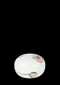 Discount Kähler Hammershøi Poppy Bonbonniere Ø12 cm hvid m. deko