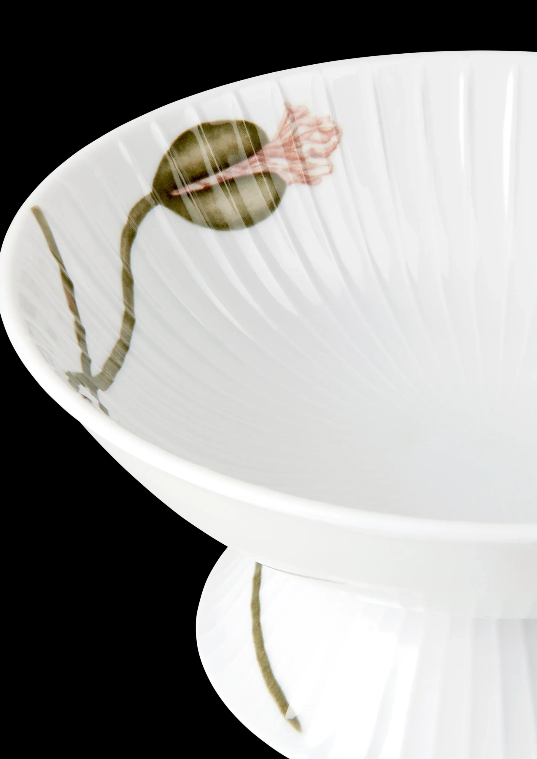 New Kähler Hammershøi Poppy Opsats Ø16 cm hvid m. deko | Køb her