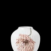 Outlet Kähler Hammershøi Poppy Vase H13 hvid m. deko | Køb her