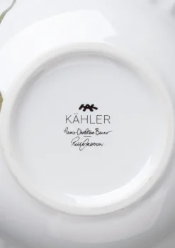 Discount Kähler Hammershøi Poppy Vase H21 hvid m. deko | Køb her