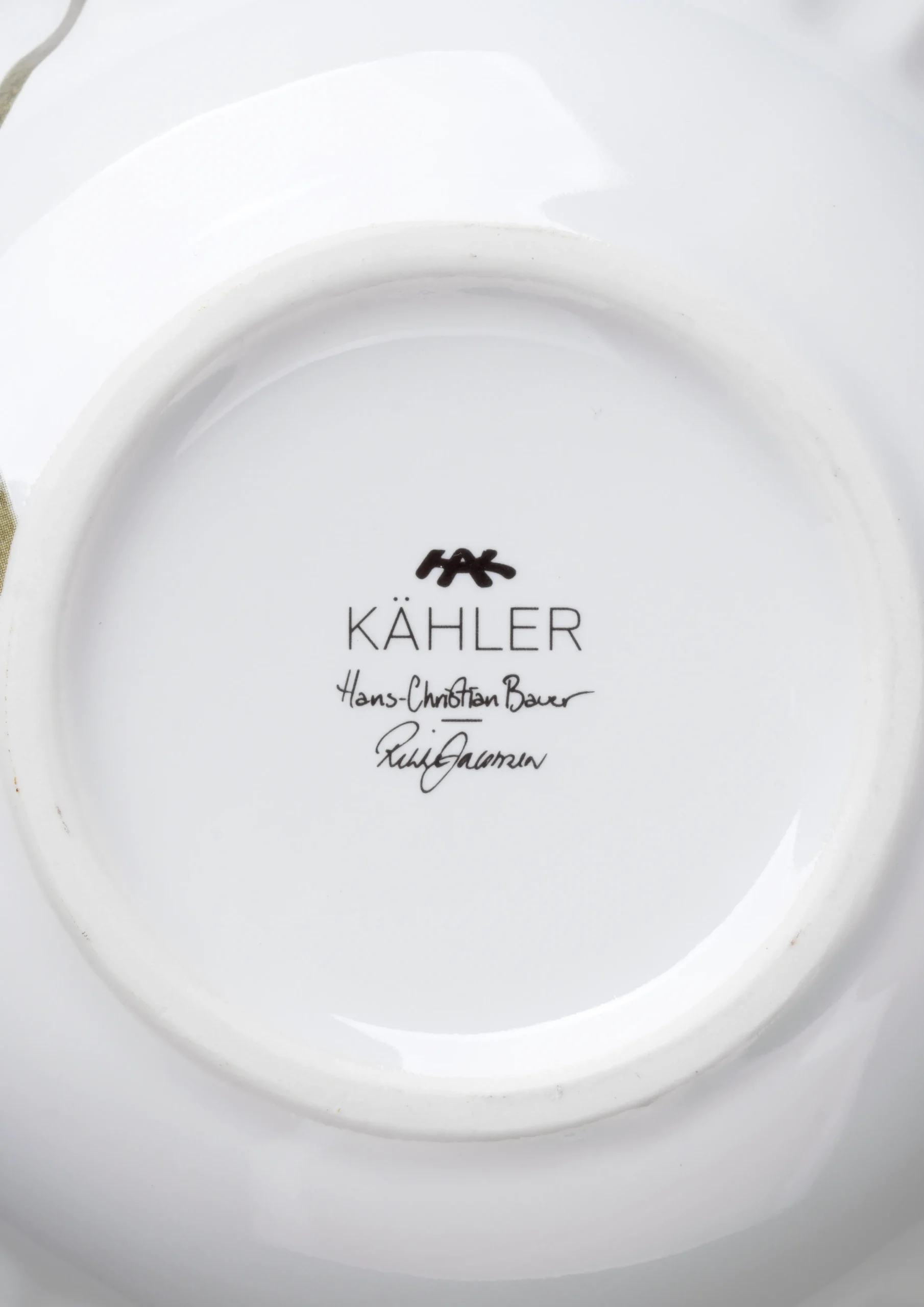 Discount Kähler Hammershøi Poppy Vase H21 hvid m. deko | Køb her