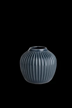 New Kähler Hammershøi Vase H13 antracitgrå (15376) | Køb her