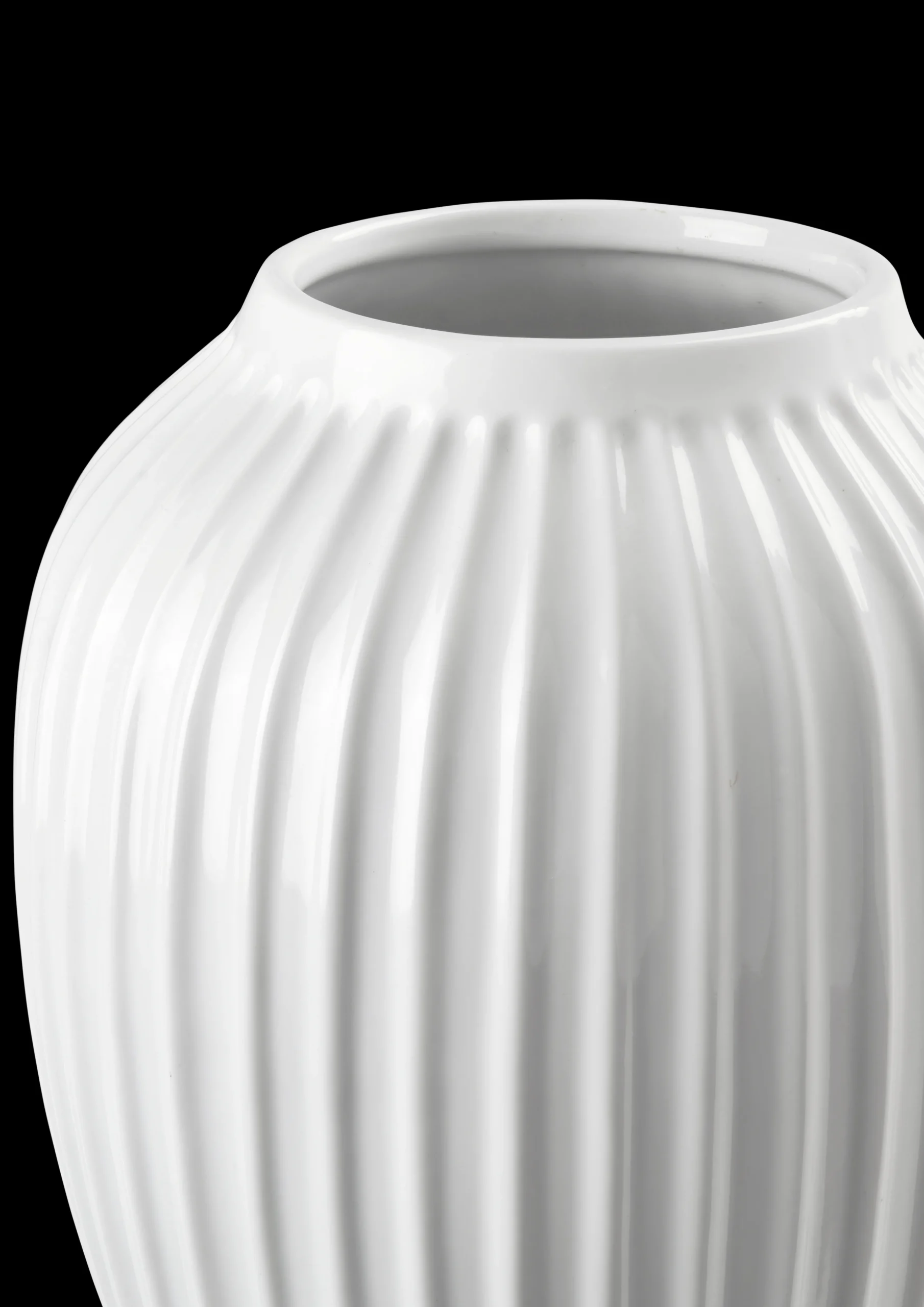 Best Kähler Hammershøi Vase H25.5 hvid (15385) | Køb her