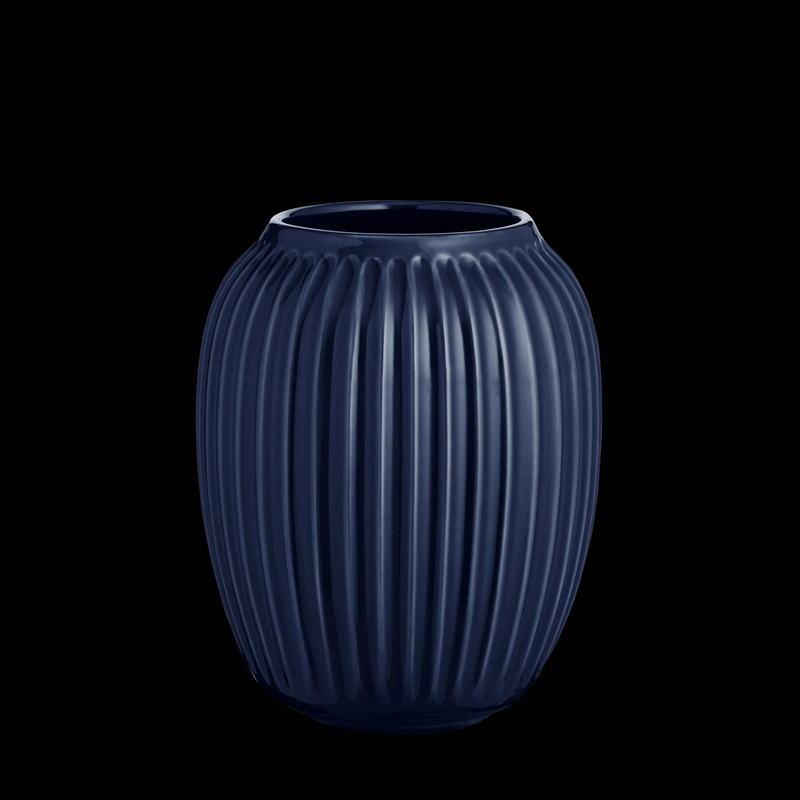 Outlet Kähler Hammershøi Vase H21 indigo (18185) | Køb her