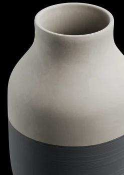 Discount Kähler Omaggio Circulare Vase H31 cm antracitgrå | Køb nu