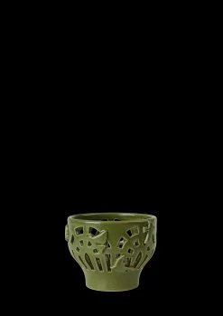 Discount Kähler Orangery Fyrfadsstage Ø9.5 cm green garden | Køb her
