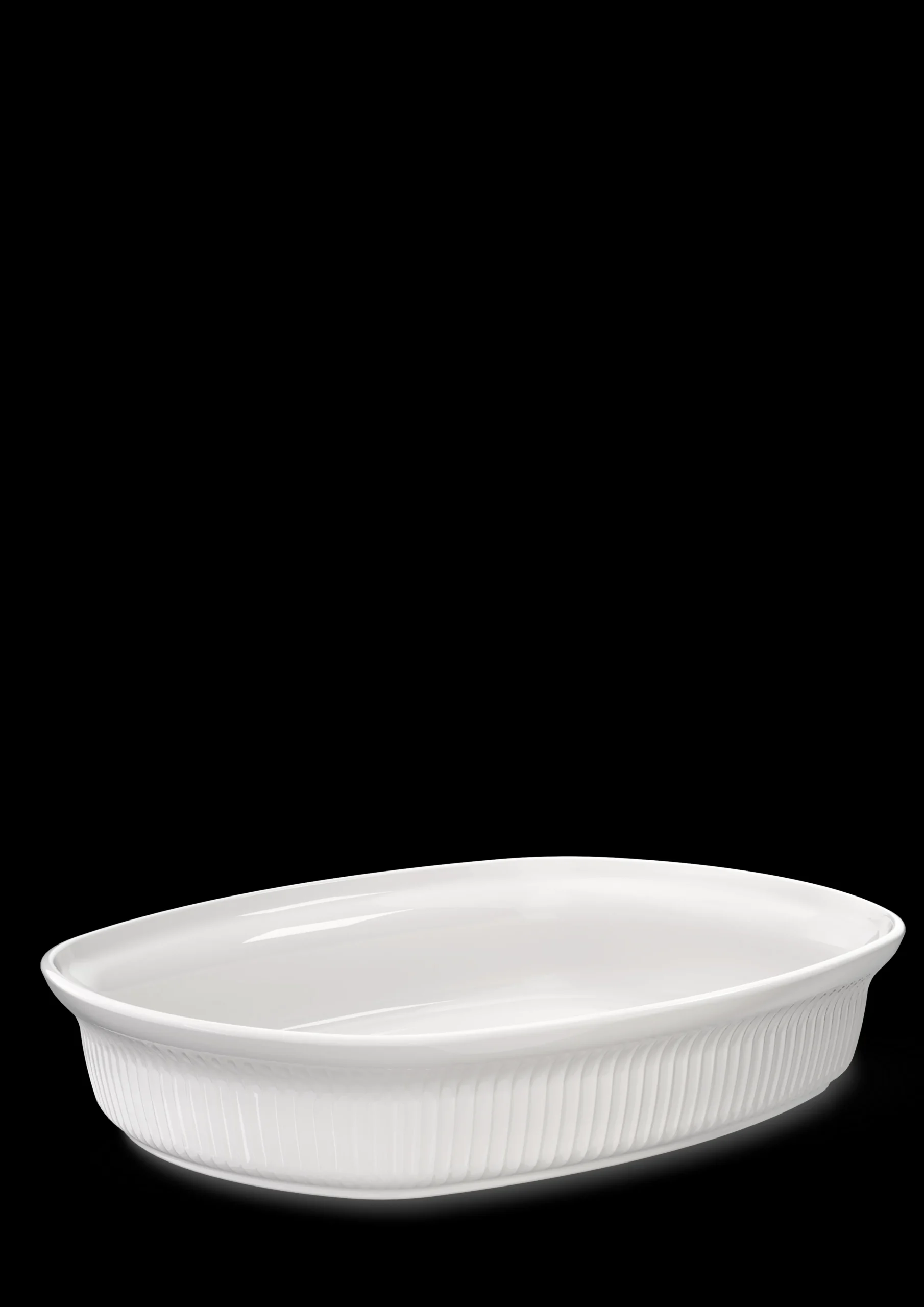 Online Kähler Ovnfast fad 39x29.5 cm i hvid fra serien Hammershøi