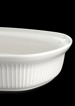 Online Kähler Ovnfast fad 39x29.5 cm i hvid fra serien Hammershøi