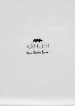 Online Kähler Ovnfast fad 39x29.5 cm i hvid fra serien Hammershøi