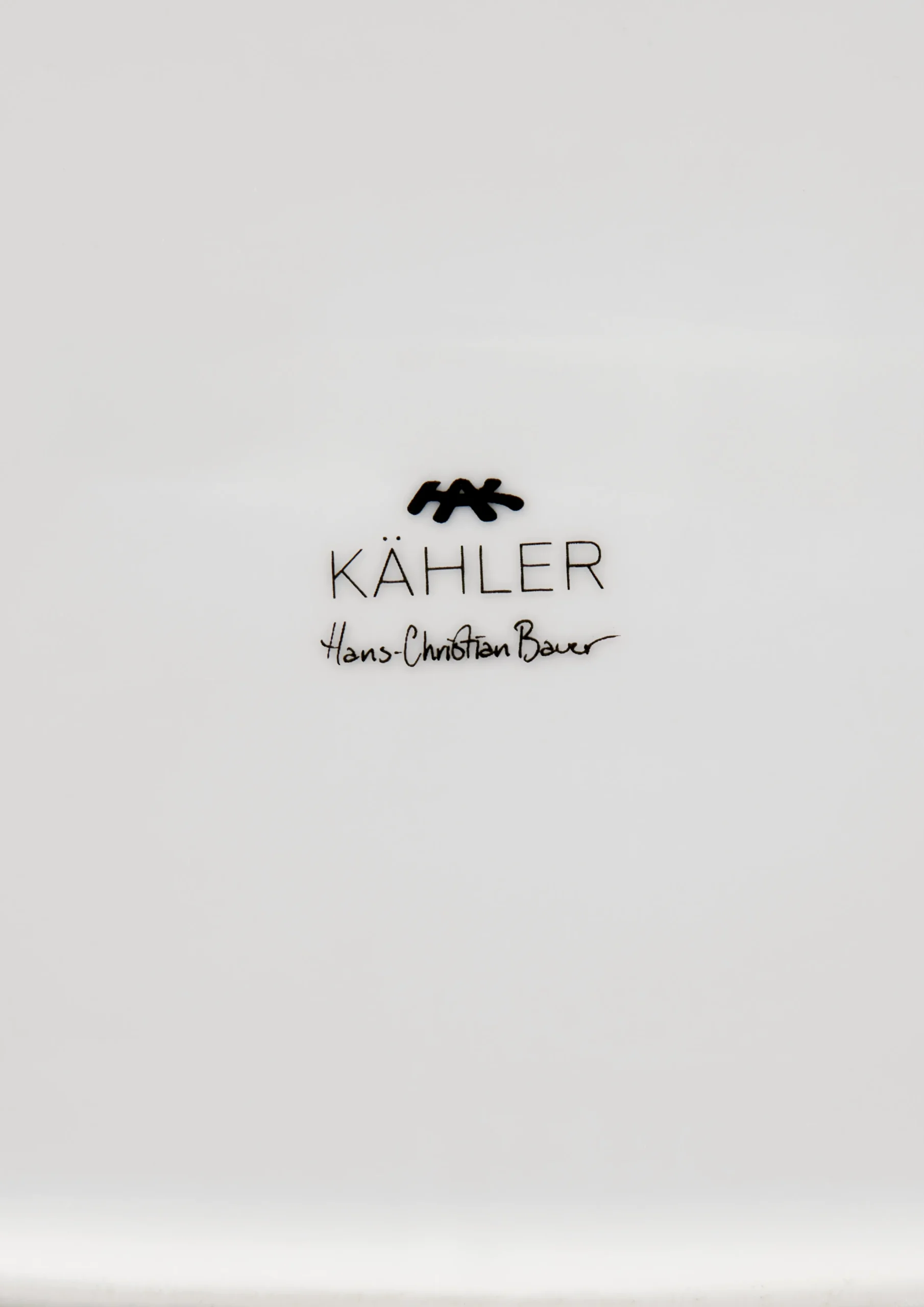 Outlet Kähler Ovnfast fad 32x24 cm i hvid fra serien Hammershøi