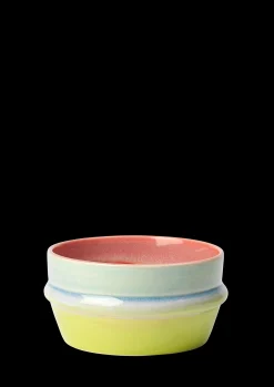 Clearance Kähler Poppery Skål Ø12 cm pink/mint/apple green